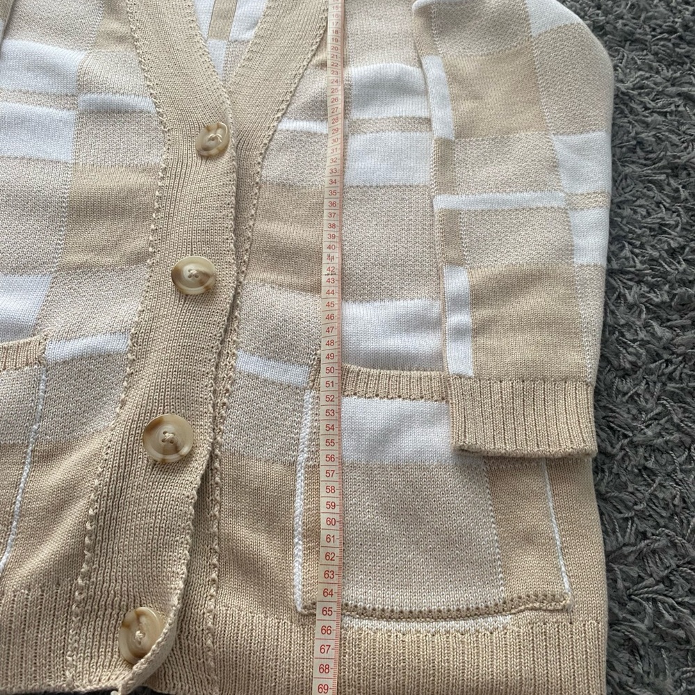 Chouchou Double-Layer Cotton Cardigan - Picture 4 of 5